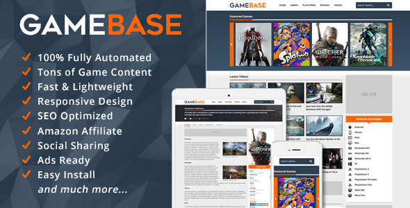 GameBase – Video Games Database Script