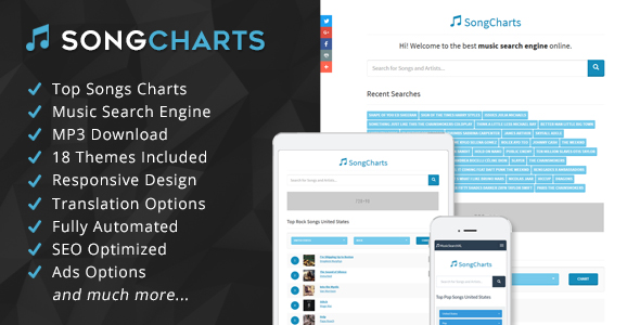 Search Engine Features Chart